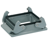 Harting Bulkhead housing, double locking, size 32B Harting